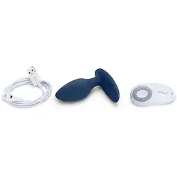 Анальна смарт-вібропробка We-Vibe Ditto Moonlight Blue з пультом ДУ - мініатюра 10