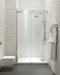 Двері в нішу Koer SR SD01-120x200-TR-01 прозоре скло Easy Clean 8 мм, хром KR5376, універсальні, прозорий, хром - мініатюра 10