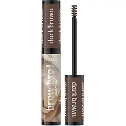 Тушь для бровей Claresa Brow Bro! Dark Brown тон 02, 8 г