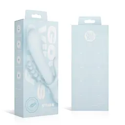 Потрійний вібратор Good Vibes Only - SAGE Triple Stimulation Vibe Soft Silicone - Blue, манливий рух - мініатюра 9