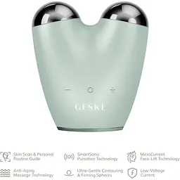 Підтягувач обличчя Geske MicroCurrent Face-Lifter 6 в 1 мікрострумовий зелений - мініатюра 4