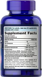 Препарат для суглобів і зв'язок Puritan's Pride Chondroitin Glucosamine MSM 2 Per Day Formula, 90 каплет - мініатюра 2