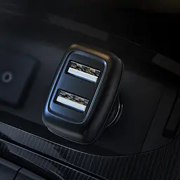 Адаптер автомобільний HOCO Leader Z36 2USB чорний - мініатюра 3