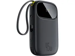 Внешний аккумулятор (Power Bank) BASEUS EnerFill FC31 Qpow3 Digital 20000mAh 45W Black (E0028D00) - миниатюра 2
