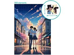 Пазл Теплі обійми Anime, DoDo, 300 ел. - мініатюра 3
