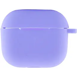 Силіконовий футляр для навушників AirPods 3 Бузковий / Dasheen - мініатюра 2