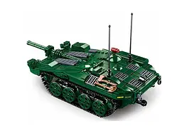 Конструктор M38-B1010 SLUBAN "Танк" 25,5см фігурки 692дет в коробці (6903317468867) - мініатюра 4