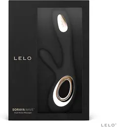 Вібратор-кролик Lelo Soraya Wave Шикарний, 21.8х4.6 см чорний - мініатюра 6