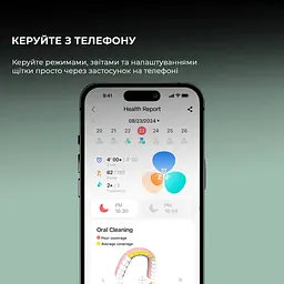 Розумна зубна електрощітка Oclean X Ultra 20 Set Electric Toothbrush Green (6970810557091) - мініатюра 6