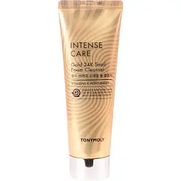 Пінка для вмивання Tony Moly Intense Care Gold 24k Snail Foam Cleanser з муцином равлика та золотом 150 мл