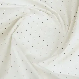 Дитяча постільна білизна в ліжечко MINI DOTS CS20, молочний (DotsChocoMilk_78Olive_140) - мініатюра 7