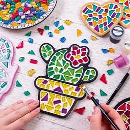 Дитячий набір для творчості кришталева мозаїка Кактус Mosaaro MA2006 - мініатюра 2