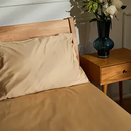 Наволочка MBM HOME Досвітня тиша сатин 50x75 см бежева (BL-P-24 WARM PEBBLE)