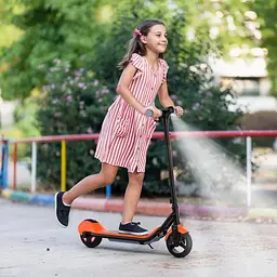 Дитячий електросамокат GIANT Kids ES1 помаранчевий, з LED - підсвіткою деки та колес, від 4 років - мініатюра 4