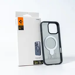 Чохол для смартфона Spigen AAA Magnetic Ring for Apple iPhone 15 Pro All Black - мініатюра 9