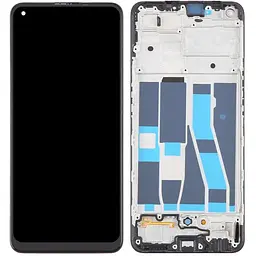Дисплей Oppo A94 4G/Reno 5 Lite чорний, OLED, з рамкою