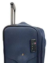 Валіза Worldline Airtex 621 колір темно-синій розмір великий L - мініатюра 4
