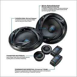 Компонентна акустична система Autotek ATS65C - мініатюра 6