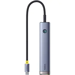 USB-хаб Baseus UltraJoy Series 7-Port HUB AIR Space Grey (B00052803811-02) [167343] - мініатюра 2