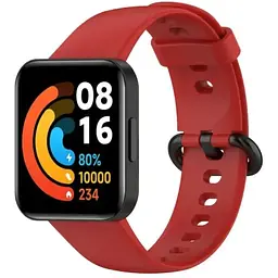 Ремінець DK CDK Silicone Sport Band Classic для Xiaomi Poco Watch (013576) (red) - мініатюра 2