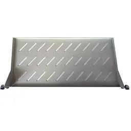 Полка 19" Hypernet 1U глиб. 250мм, колір сірий (CS-250-1U) - мініатюра 3