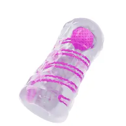 Прозорий мастурбатор вагіна PRETTY LOVE - Transparent masturbator, pink PRETTY LOVE BM-009229N-1 98169 - мініатюра 5