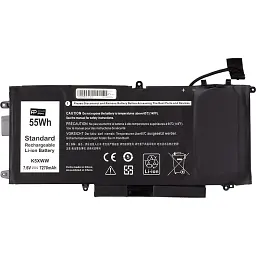 Акумулятор PowerPlant для ноутбуків DELL Dell Latitude 13 7389 (K5XWW) 7.6V 7270mAh (NB441716) - мініатюра 2
