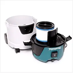 Makita Пилосос професійний VC2512L, 1000Вт, 210мБар, контейнер 25л, розетка 2600Вт, 7кг - мініатюра 4