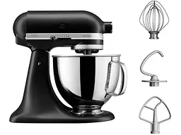 Кухонна машина KitchenAid Artisan 5KSM125EBM з відкидним блоком 4.8 л матова чорна - мініатюра 2