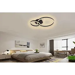 Світильник стельовий Miorro LED Solo з пультом ДУ та APP 56W 720х300х120 мм чорний (51-313-013) - мініатюра 8