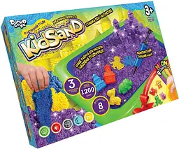 Живий кінетичний пісок із надувною пісочницею Kidsand Danko Toys - мініатюра 2
