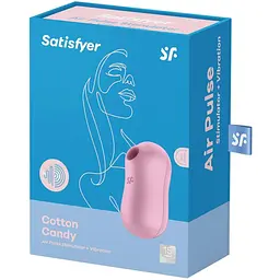 Вакуумний стимулятор із вібрацією Satisfyer Cotton Candy Lilac - мініатюра 7