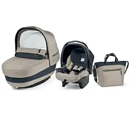 Коляска 3 в 1 Peg-Perego Team Luxe Beige, бежевий (PACK03-00000000001) - мініатюра 2