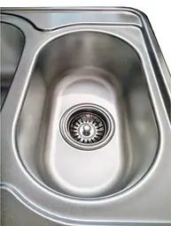 Кухонна мийка Romzha Fifika 1.5C Satin RO44013, Сірий - мініатюра 11