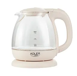Чайник Adler AD 1283C Cappuccino скляний 1.0л - мініатюра 3