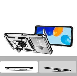Панель BeCover Military для Motorola Moto G32 Silver (708181) - мініатюра 3