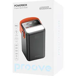 Зовнішній акумулятор Proove Powerbox 60000mAh 65W Black (PBPB65412201) [122075] - мініатюра 4