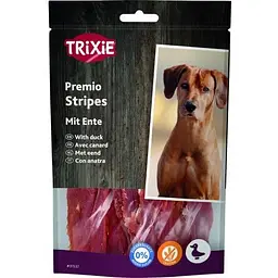 Ласощі для собак Trixie Premio Ducky Stripes Шматочки з качки 100 г