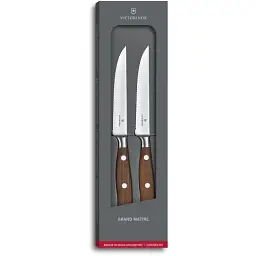 Набір ножів Victorinox Grand Maitre Steak Set 12см Serrated Wood (7.7240.2W) - мініатюра 1