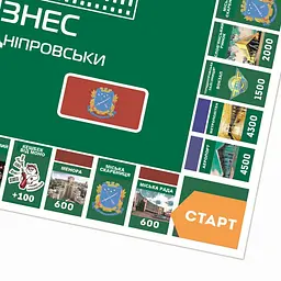 Настільна гра "Монополія Бізнес по-Дніпровськи" FlixPlay 22х31х5 см det0015577 - мініатюра 6