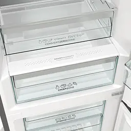 Холодильник з нижньою морозильною камерою Gorenje NRC6204SXL5M Сріблястий (NRC6204SXL5M) - мініатюра 9