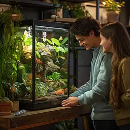 Світильник керамічний патрон з таймером Terrario Muaritan Time Control 200W - мініатюра 4