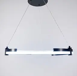 LED люстра у чорному каркасі Line.F Діаметр 60см - мініатюра 4