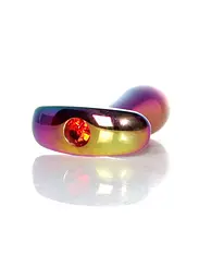 Анальна пробка - Jewellery Multicolour Plug Red S - мініатюра 2