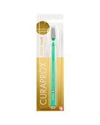 Зубна щітка Curaprox Velvet 12460 салатова з сірим - мініатюра 3
