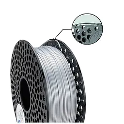 Пластик для 3D-принтера AzureFilm PLA SILK 1,75mm 1kg Silver (FL171-9007) - мініатюра 2