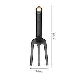 Вилка садова Fiskars Solid 8 см, три зуба, 1000696 (1072103) - мініатюра 3