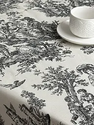 Скатертина столова Ecotton DUCK 150х170 см водовідштовхувальна Italiano сірий (30497 Grey) (25023)