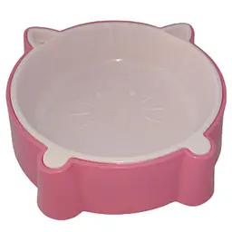 Пластикова миска AnimAll для кішок S, 200 мл, рожева