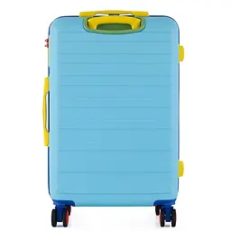 Валіза середня Semi Line T5844-2 ABS-пластик 24 дюйми 63 л Блакитний - мініатюра 5